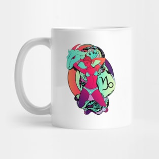 Blue Red Blend Capricorn Beauty Mug